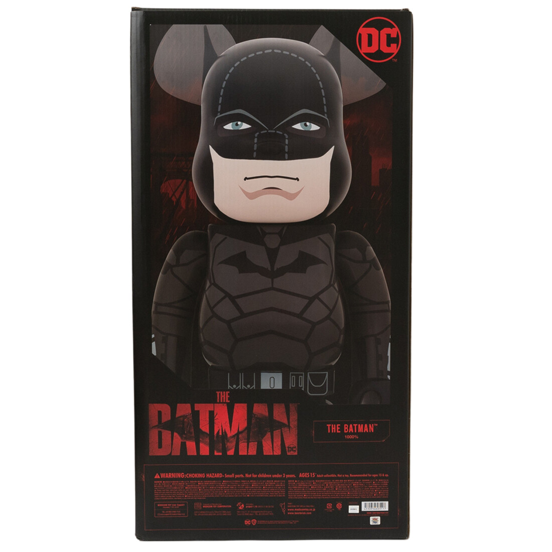 Medicom DC The Batman 1000% Bearbrick Figure black | eBay