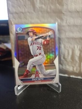 Zach Neto 2023 Bowman Chrome 265/499 Refractor #BCP-64 Angels