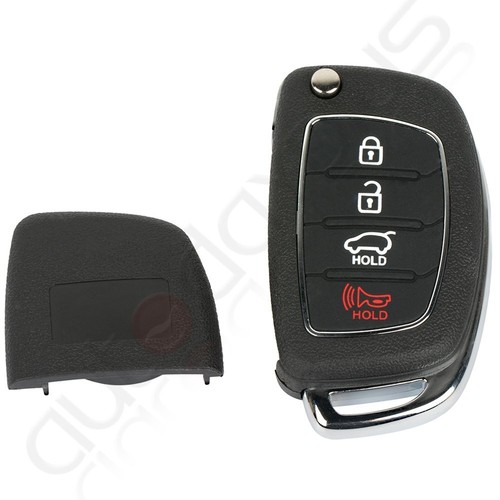 2 Remote Car Key Fob for Hyundai Sonata 2015 2016 2017 TQ8-RKE-4F16 4 Buttons - Picture 2 of 10