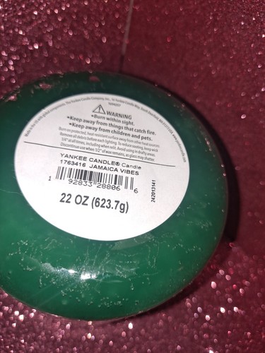 Yankee Candle JAMAICA VIBES Large 22 oz Single Wick Jar Candle - 第 3/3 張圖片