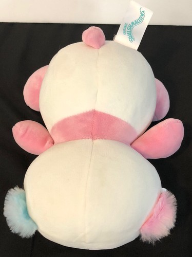 Squishmallows Baby Pink Plush Kaldette Panda Bear Squeezemallows Rainbow Ears - Picture 8 of 12