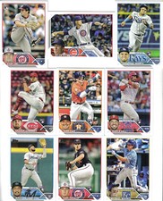 9 2023 Topps MLB Rookie cards  Jerar Encarnacion  Korey Lee  Jonathan Aranda