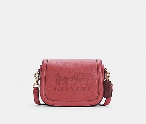 Coach - SADDLE BAG / HORSE & CARRIAGE - # C4058 - 8" (L) x 6" (H) - $350 MSRP