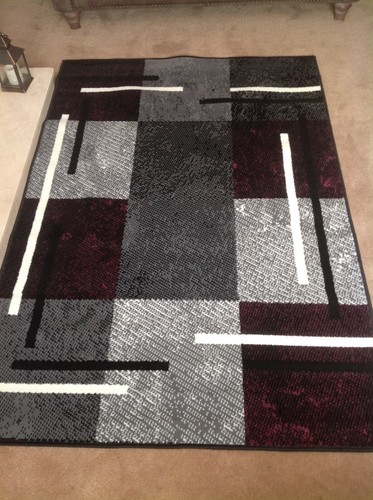 Rugs 120x170 Large Contemporary Design Low Pile Carpet Mat Any Room - Picture 70 of 90