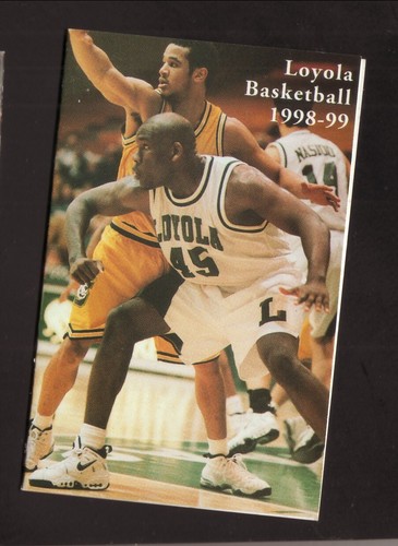 Loyola Greyhounds--1998-99 Basketball Pocket Schedule