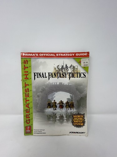 Final Fantasy Tactics “Greatest Hits” Prima’s Official Strategy Guide!!