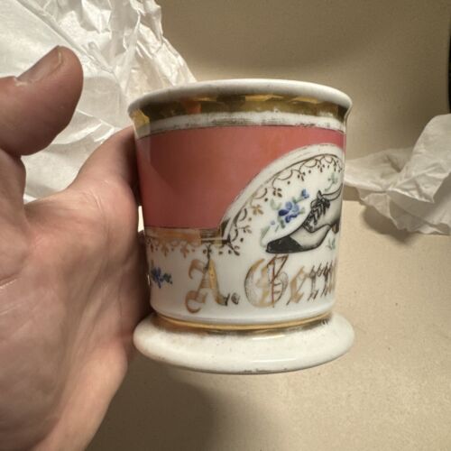 Antique Shaving Mug Shoe Salesman - Picture 4 of 18