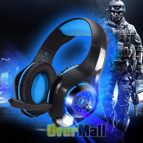 LED Stereo Surround Gaming Headset Adjustable Mic Headphone for PS4/PS5/Xbox One - Picture 50 of 67