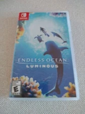 Authentic Replacement Case ONLY Endless Ocean Luminous Nintendo Switch Box