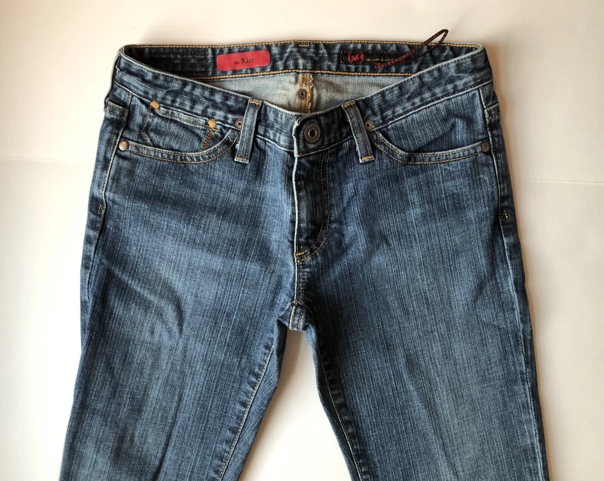 AG Adriano Goldschmied The Kiss Women s Slim Straight Jeans Size