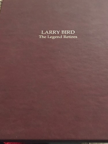 Larry Bird Autographed Leather Bound Retirement Magazine “The Legend Retires” - 第 2/9 張圖片