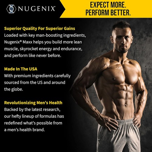 NGENIX TOTAL-T MAXX - Potenciador de testosterona para hombres, mejora la fuerza muscular - Imagen 5 de 8