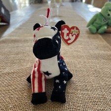 RARE TY Lefty 2000 Beanie Baby Political Donkey