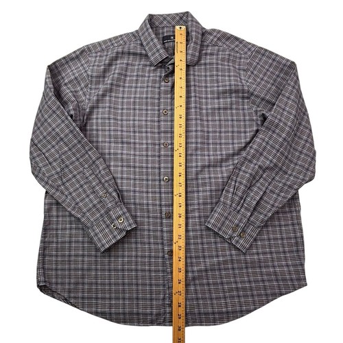 Hart Schaffner Marx Herren XL XLARGE kariertes Langarm Baumwollhemd - Bild 9 von 24