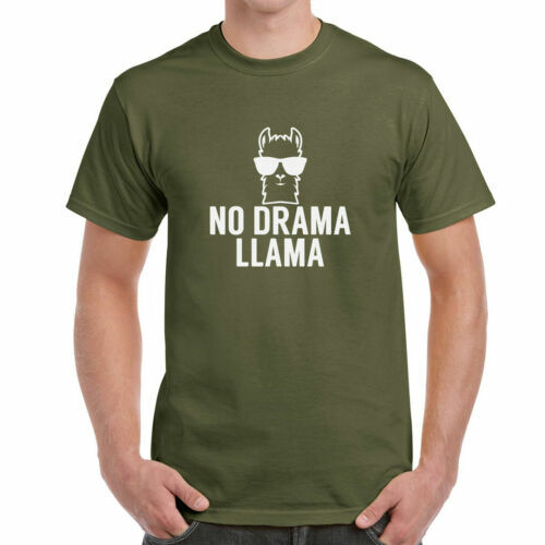 No Drama Llama - T-Shirt | Funny Animal Drama Llama - Picture 9 of 9