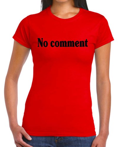 Funny T-shirt No comment quote Birthday Christmas Mens Tshirts ladies tee's top - Picture 13 of 36