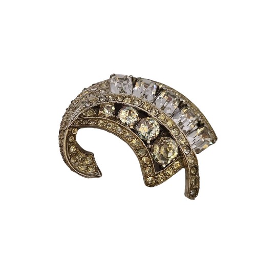 1930s Coro Duette Brooch Signed Antique Converts To Dress 