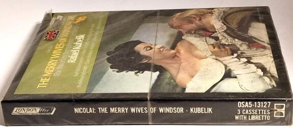 NICOLAI-MERRY WIVES OF WINDSOR-KUBELIK-LONDON 3-Cassett BOX SET-IMPORT-PROMO - Image 3 of 3