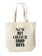 Rare NEW Official Pet Shop Boys New Order Unity USA North America Tour Tote Bag