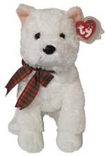 Ty Beanie Buddy KIRBY the West Highland Terrier Dog 9.5" MWMT Stuffed Animal Toy