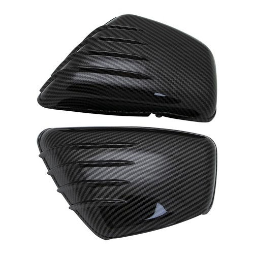 Black/Chrome Side Battery Cover For Yamaha XV 700 750 1000 1100 Virago 1984-2021 - Picture 28 of 41