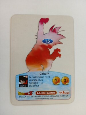 CARD DRAGON BALL Z LAMINCARDS 2006 SERIE ARGENTO n 15 | eBay