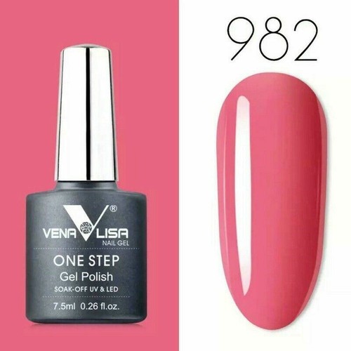 Esmalte de uñas Venalisa ONE STEP 3 en 1 UV LED LARGA DURACIÓN Sin necesidad de base capa superior - Imagen 28 de 42