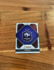 France 2022 Panini World Cup Qatar Emblem Crest Badge SP NRMT 