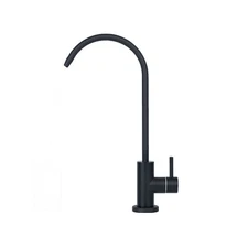 Matte Black Drinking Water FaucetStainless Steel for Kitchen Sink RO System