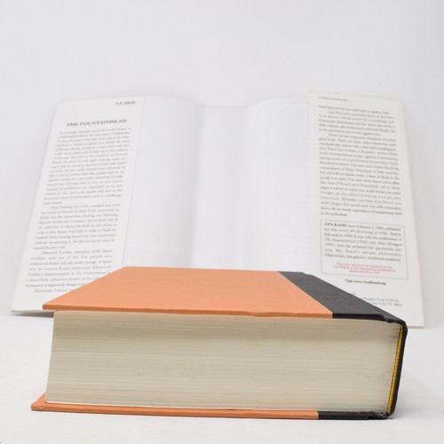 The Fountainhead Ayn Rand Hardcover Centennial Edition 2005 Plume 3rd Edition DJ - Foto 7 di 23