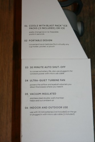 Sharper Image Breeze Blast Personal Air Cooler - Picture 3 of 3