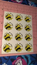 Vintage Trend Scratch N Sniff Stinky Stickers Bee Bee-utiful Honey Glossy Sheet