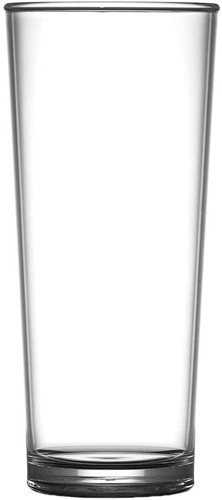 Vetro Elite Premium in policarbonato trasparente riutilizzabile 20 oz praticamente infrangibile - Foto 1 di 12