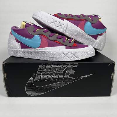 Nike Blazer Low x Sacai x KAWS Purple Dusk (2021) Men's Size 11
