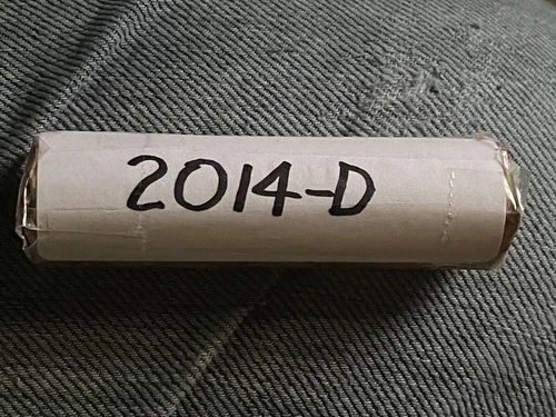 2014-D Lincoln Cent Roll 