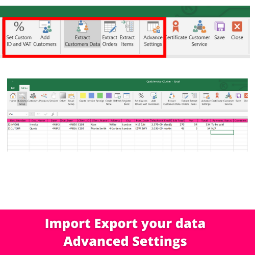 Invoice Receipt Quote Generator Excel Spreadsheet Database invoice-receipt-quote-generator-excel-spreadsheet-database