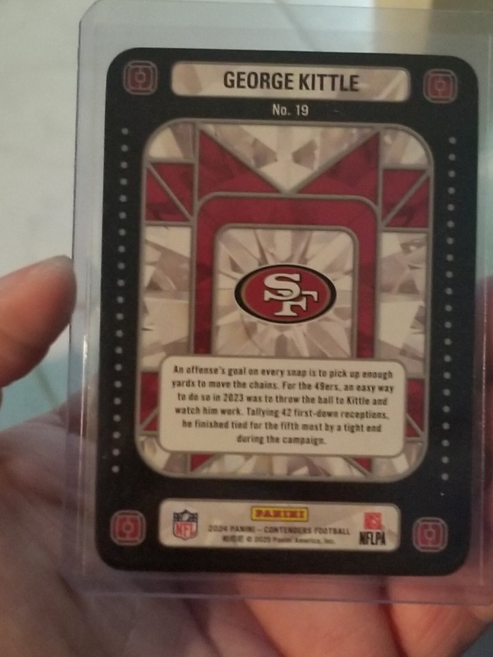 Carte Collection NFL 2024 - George Kittle - Panini Photogenic SSP - San Francisco 49ers
