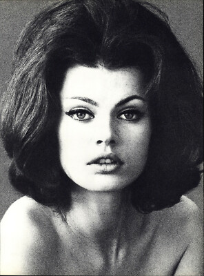 1966 Wingate Paine Female Grainy Face Nude Body Art Photo Photogravure