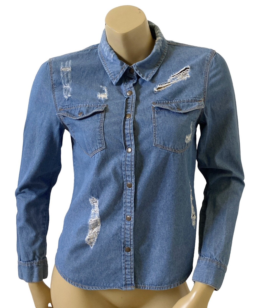 denim tops forever 21