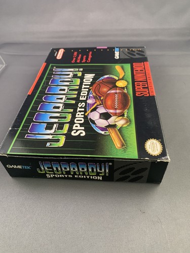Jeopardy Sports Edition Super Nintendo Snes CIB - Picture 4 of 10