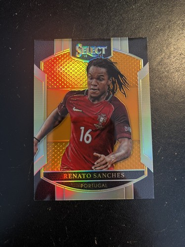2016-17 Panini Select Terrace orange refractor 15/75 Renato Sanches #50 Rookie - Picture 1 of 2