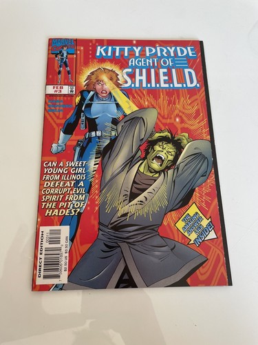 MARVEL COMICS KITTY PYRDE AGENTE DELLO SCUDO #3 FEBBRAIO 1998 Avengers X-Men - Foto 1 di 3