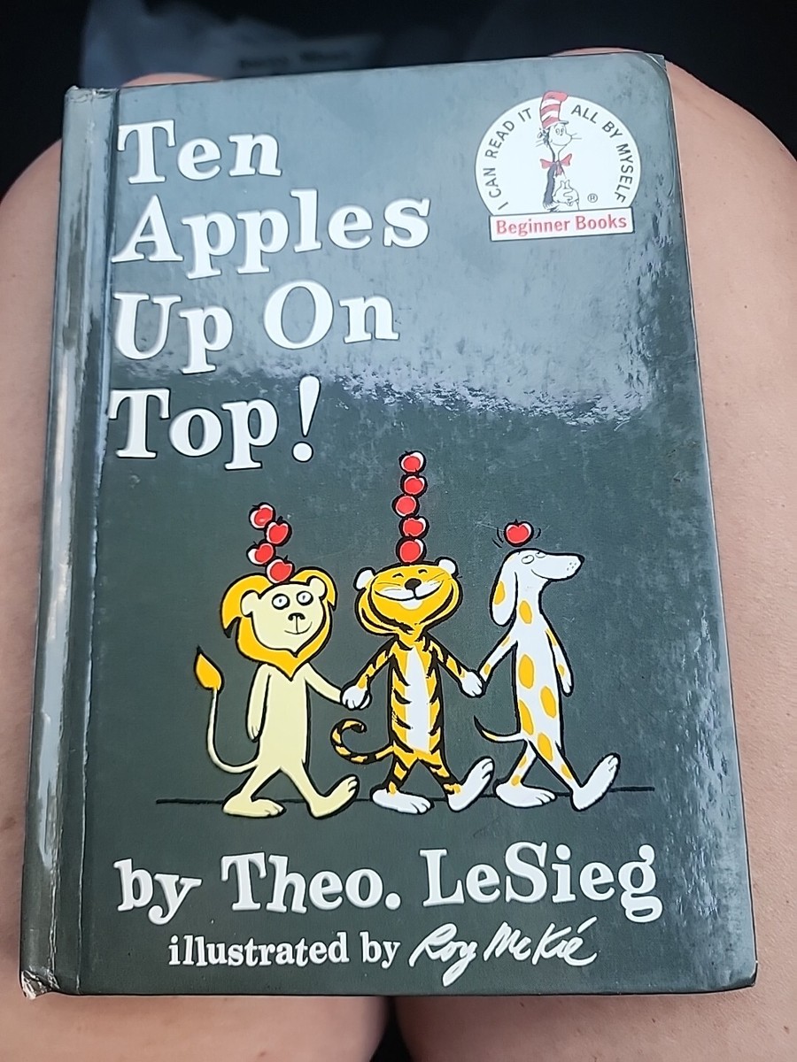 1961 Dr Seuss Book Ten Apples Up on Top by Theo LeSieg Illustrated