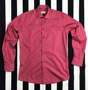 dark pink long sleeve dress