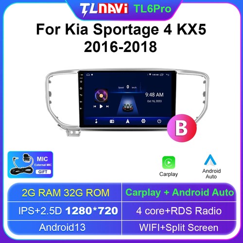 2016-18 For Kia Sportage KX5 GPS Car Android Auto Radio Stereo Multimedia Player - Picture 16 of 40