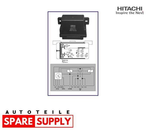 RELAIS, GLÜHANLAGE FÜR MERCEDES-BENZ SSANGYONG HITACHI 132036 - 第 1/6 張圖片