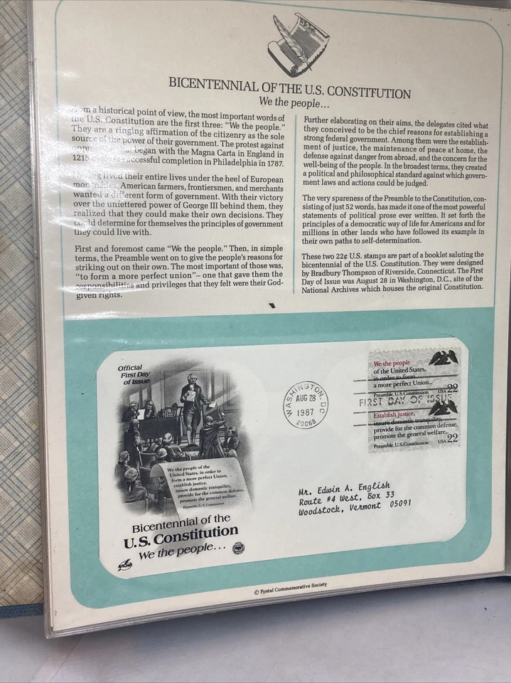 (48) Vintage First Day Covers in Binder Lot *RARE* - Image 4 of 4