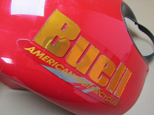Buell XB12S Lightning 2004 fuel tank cover fairing panel red (10496) - Picture 2 of 14