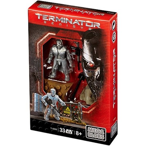 MEGA BLOKS TERMINATOR GENISYS T-1000 SILVER 36pcs RESISTANCE SOLDIER 44 pcs BOX - Picture 11 of 17