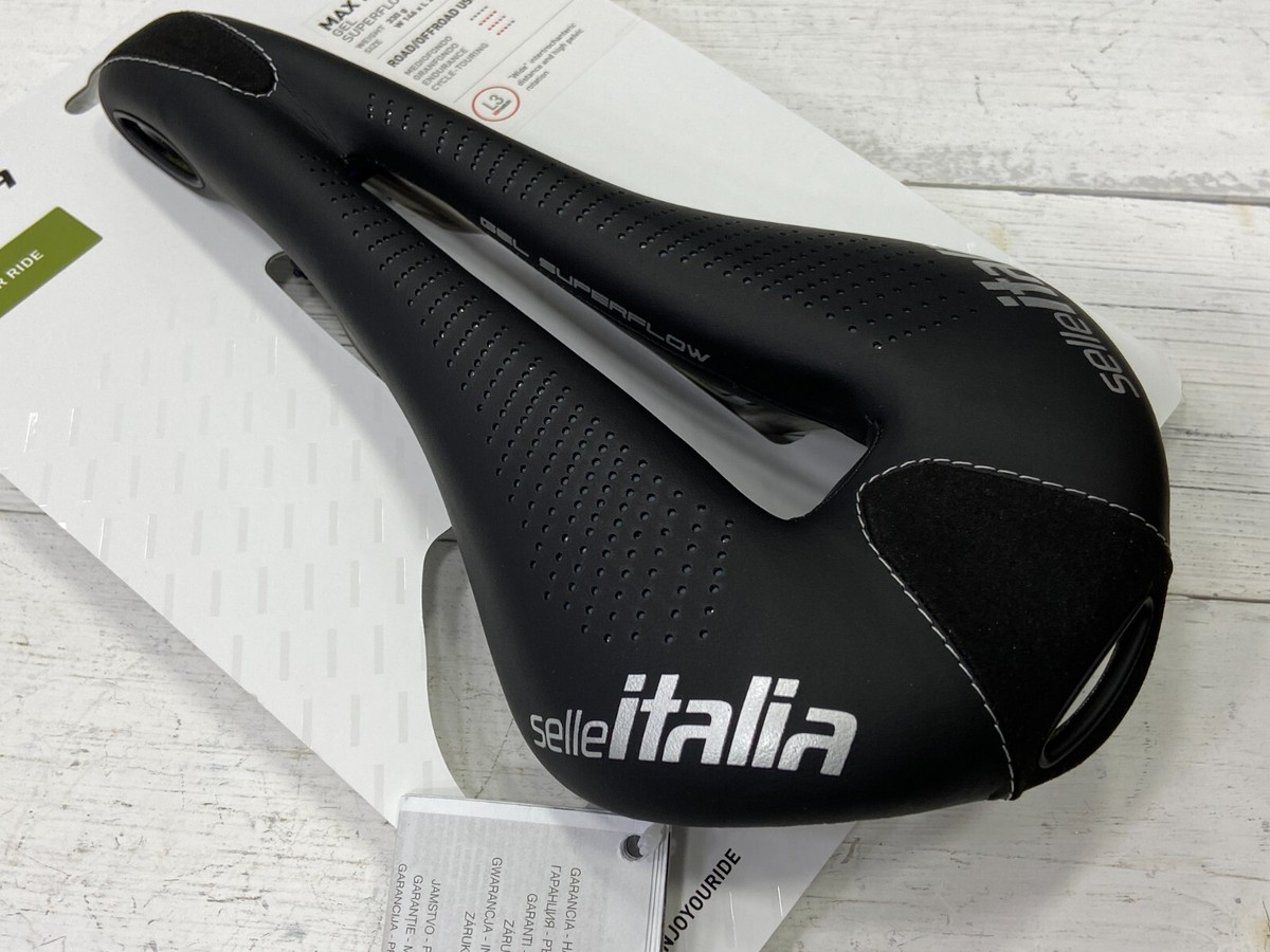 Selle Italia Max Flite Gel Superflow 146x290mm L3 Ti316 Rail Road